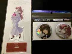 ガンダムシード フリーダム ラクス アクリルスタンド 缶バッジ セット