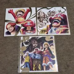 ワンピース 一番くじ 色紙 3点セット