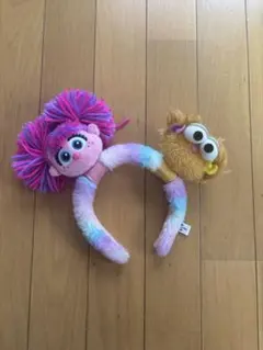 ユニバカチューシャ　セサミストリート　アビーゾーイ　カチューシャ