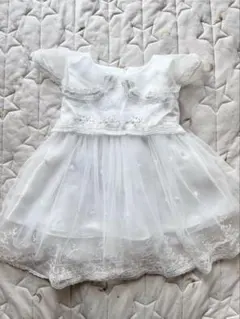 ベビードレス 6〜9M ホワイト