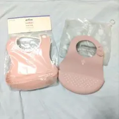 新品 BABYBJÖRN ピンクお食事エプロン 他2点セット