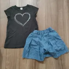 デビロックＴシャツ＆avvパンツセット☆130センチ