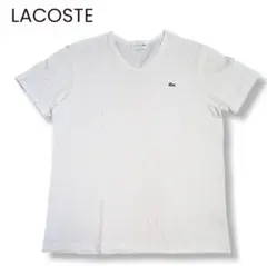 LACOSTE ラコステ Vネック Tシャツ ホワイト US Lのサムネイル