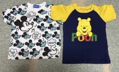ディズニー❤️ミッキー＆プー　Tシャツ 100