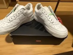 supreme Nike Air Force 1 ホワイト 24.0cm