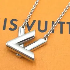 ルイヴィトン GO-14 ツイスト ネックレス レディース シルバー エセンシャ