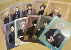 刀剣乱舞　セブン限定　クリアファイル　マルチシート　コンプセット