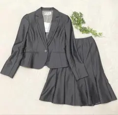 新品 ESPRITMUR S セレモニー　フォーマル　グレー　ストライプ　スーツ