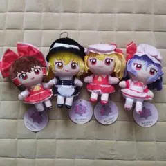 東方プロジェクト ぬいぷりけ おすわり1 全4種コンプリート - メルカリ
