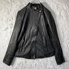 美品 タグ付き バナナリパブリック レザージャケット ダブルライダース Y2K