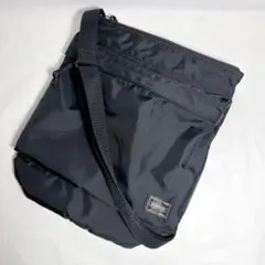 美品✨　ポーター フォース ショルダーバック 小物入れ ブラック ナイロン