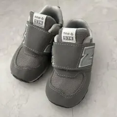 ニューバランス　574 13センチ　グレー