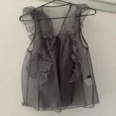 Bibiy FLEUR SHEER TOP シアートップスフリルキャミソール Bibiy. FLEUR SHEER TOP シアートップス - メルカリ