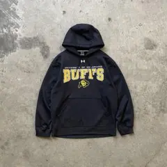 UNDER ARMOUR カレッジ BUFFS パーカー アメフトジャージ 黒M