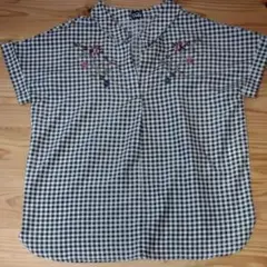 チェック柄トップス AS Know AS Pinky M～Lサイズ