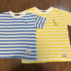 ムージョンジョン バーバパパコラボＴシャツ 半袖　ボーダー 100、120サイズのサムネイル