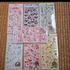 3Dシール　　サンリオ　7枚セット　シール