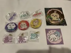 ちいかわ 東京みやげ 缶バッジ アクスタ おなまえチャーム うさぎ モモンガ