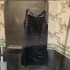 STRAWBERRY-FIELDS ノースリーブワンピース 黒