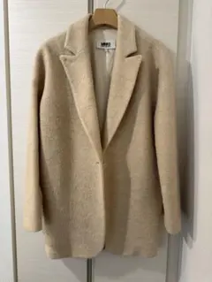 MM6Maison Margielaメゾンマルジェラコクーンロングコート36美品 MM6 エムエムシックス メゾン マルジェラ Maison Margiela ノーカラー