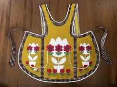 北欧風　レトロ　子供用エプロンのサムネイル