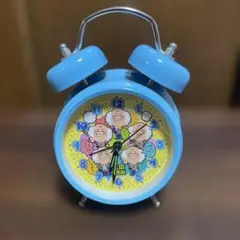 【used•吉本新喜劇】しげそうじいさんの青アラーム付置時計