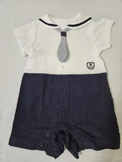 【fillot de bebe reduction】セーラー襟ロンパース70cmのサムネイル