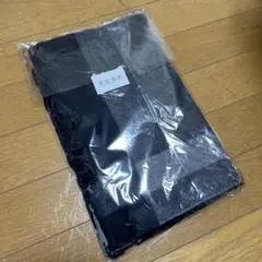 PLST カシミヤ100% カラーブロックマフラー　NAVY