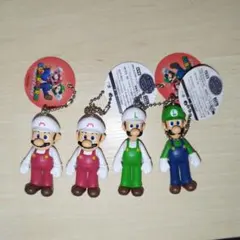 【新品・未使用】スーパーマリオ　マスコットフィギュア 4点セット