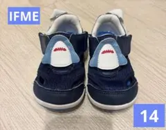 【IFME】ウォーターシューズ サメ　14センチ
