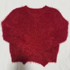 GRL シャギーニットカーディガン　S