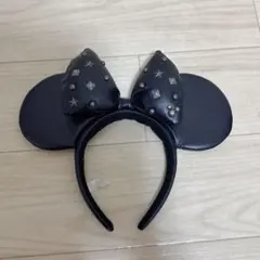 ミニーマウススタッズ付きカチューシャ