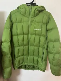 mont-bell ネージュダウン パーカ Men's グリーン　袋付き