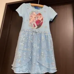Disney エルサ アナ 半袖ワンピース 5-6歳