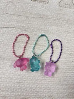 サンリオ　キーホルダー　マイメロ　バツ丸　ハンギョドン