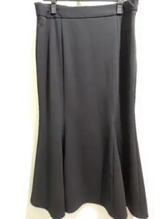 GU カットソーマーメイドロングスカート　3L　黒　プラスサイズ