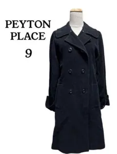 PEYTON PLACE ロングコート 9 ブラック アウター レディースのサムネイル
