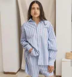 baserange ClaudeShirt MatrixSripe XSサイズのサムネイル