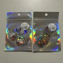 キティちゃん　日焼けキティ　オーロラ　フレークシール