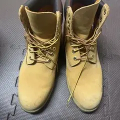 Timberland 本革ハイカットブーツ 9W ベージュ