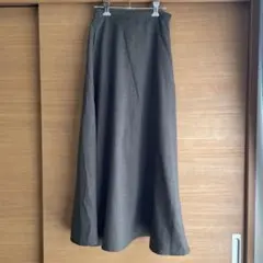 URBAN RESEARCH フレアスカート グレーブラウン フリーサイズ