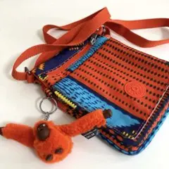 《新品未使用品》kipling サコッシュ　カラフル キプリングミニショルダー