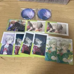 プロセカ 日野森志歩 缶バッジ グリ缶 ウエハースカード エピカ