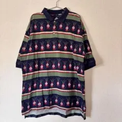 古着90sTABASCO Sportswear ポロシャツ 総柄　ゴルフウェアのサムネイル