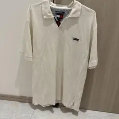 TOMMY JEANS ホワイトポロシャツ Mサイズのサムネイル