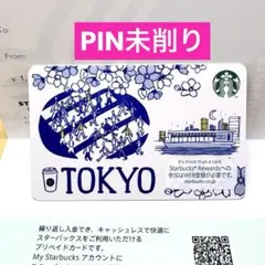 スターバックス カード TOKYO東京　スタバカード☆PIN 未削りのサムネイル
