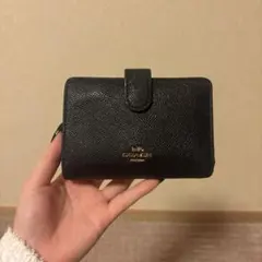 COACH ブラック 二つ折り財布