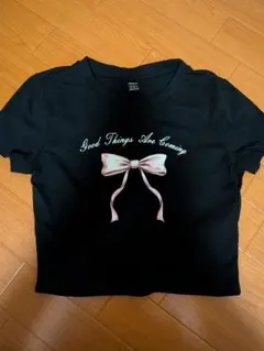 SHEIN リボン　Tシャツ