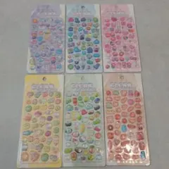 新品未使用 クリア CLEAR ぷくぷくキャンディシール　6枚セット　正規品