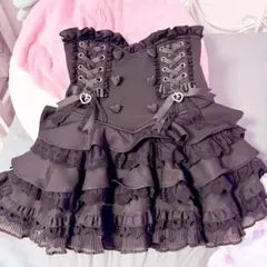♥ LIZLISA リズリサ レースアップティアードスカパン 正規品 ♥のサムネイル